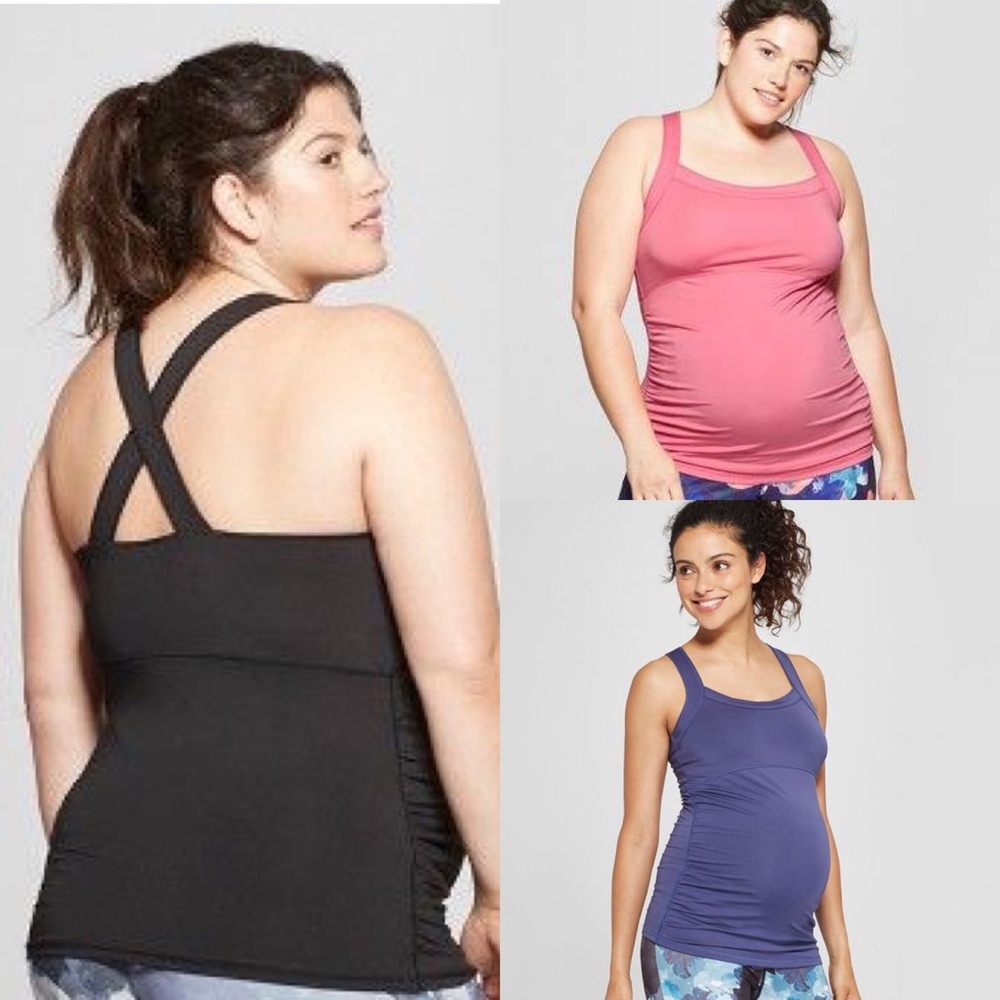 THREE Active Racerback Tanks